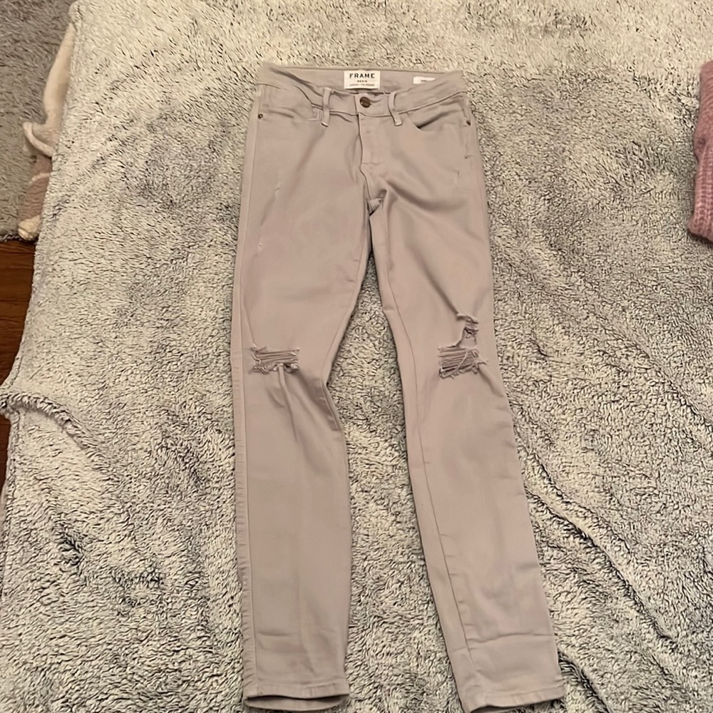 Grey Frame Jeans